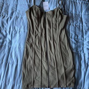 NWT Olive Green Casual Dress Size M